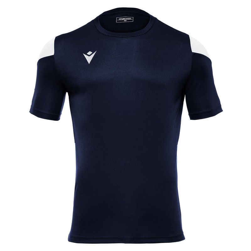 MACRON - Polera Polis Macron Hombre Azul Marino-Blanco