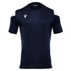 MACRON - Polera Polis Hombre Azul Marino-Blanco
