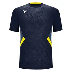 MACRON - Polera Shedir Hombre Azul Marino-Amarillo