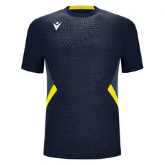 MACRON - Polera Shedir Hombre Azul Marino-Amarillo