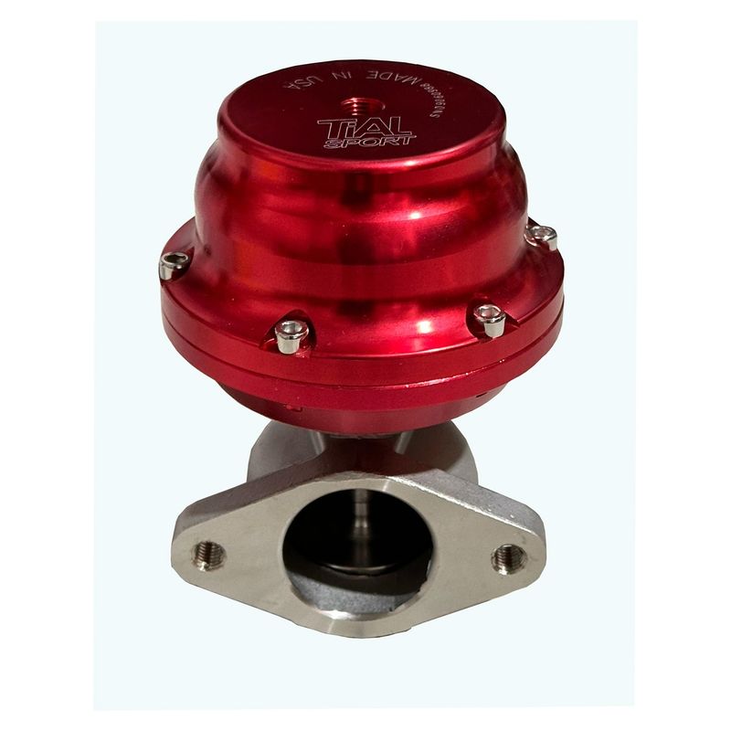 GENERICO - Válvula Wastegate externa 38mm modelo f38  resorte 14psi Rojo
