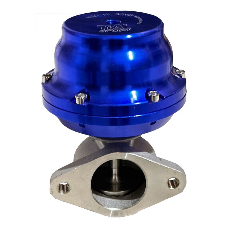 GENERICO - Válvula wastegate externa 38mm modelo f38  resorte 14psi Azul
