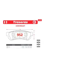 GENERICO - Pastillas de Freno - Chevrolet Optra - Gtx Premium Plus
