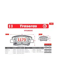 GENERICO - Pastillas de Freno - Hyundai - Gtx Premium Plus