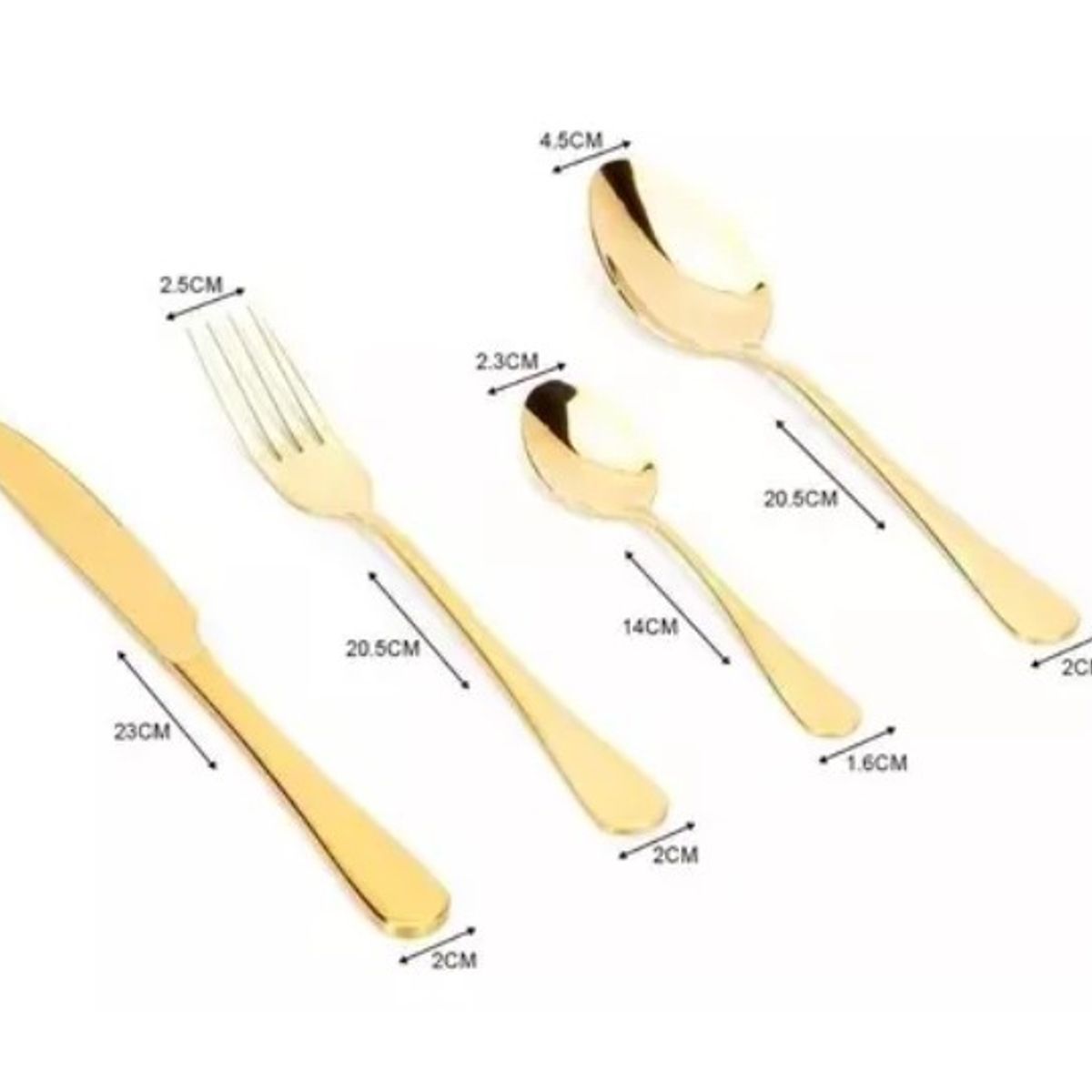 GENERICO - Set 24 Piezas Cuchillería Cubiertos De Lujo Con Maleta