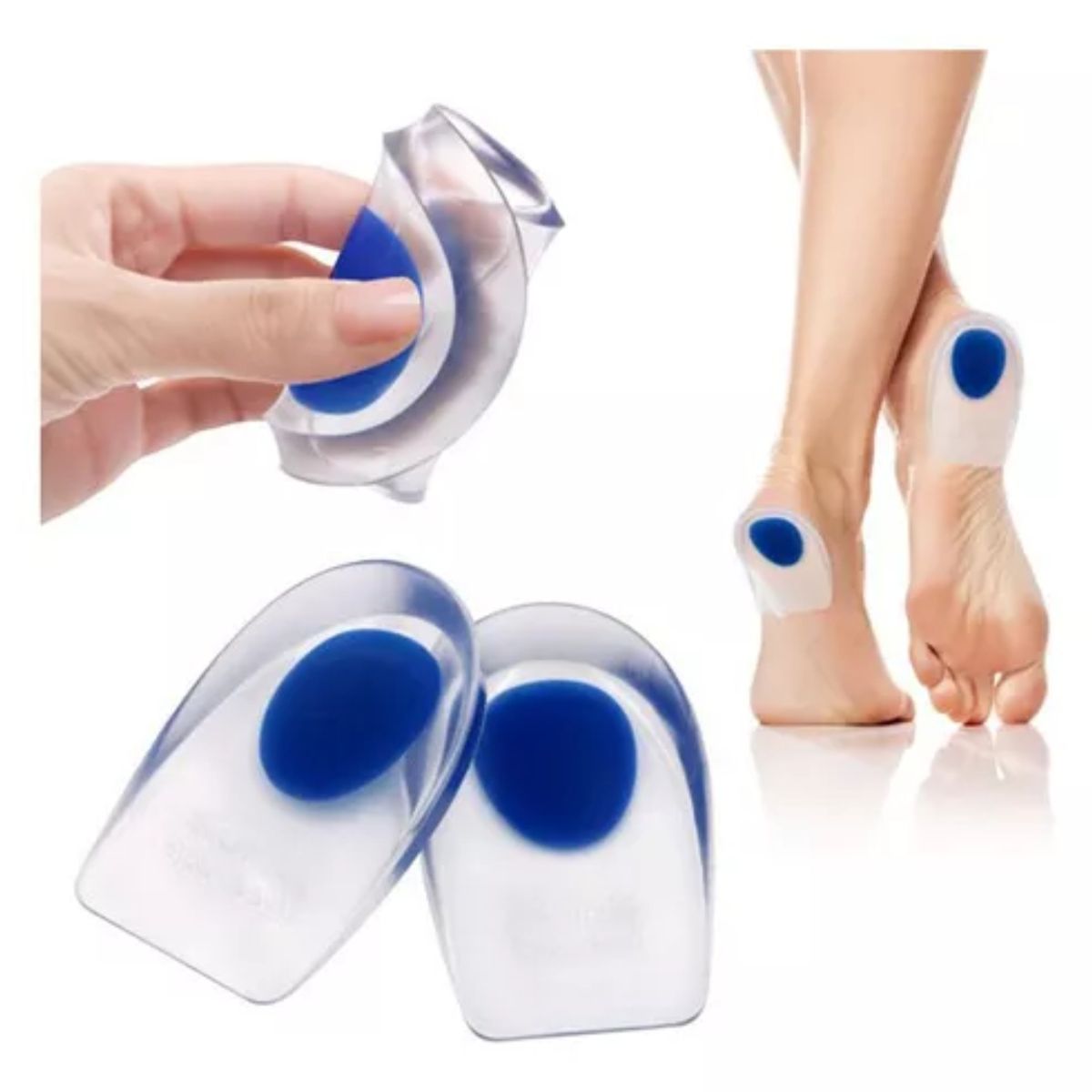 OEM - Set 03 Plantillas Taloneras Ortopédicas Ultra Descanso Espuelón