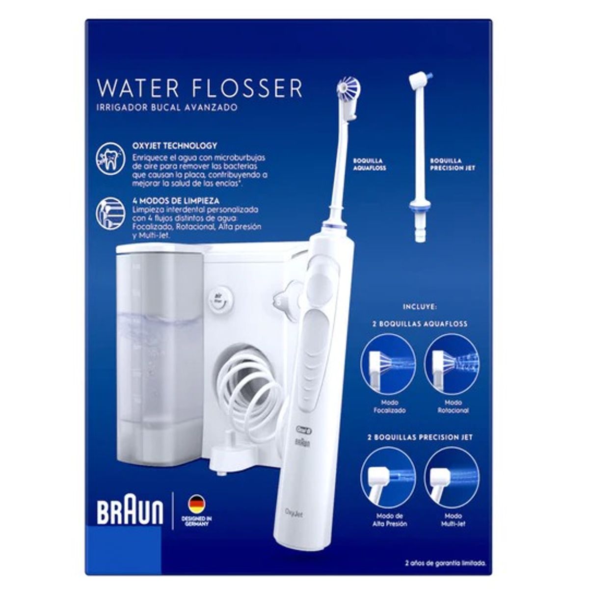 ORAL B - Irrigador Bucal Oral-b Water Flosser Blanco