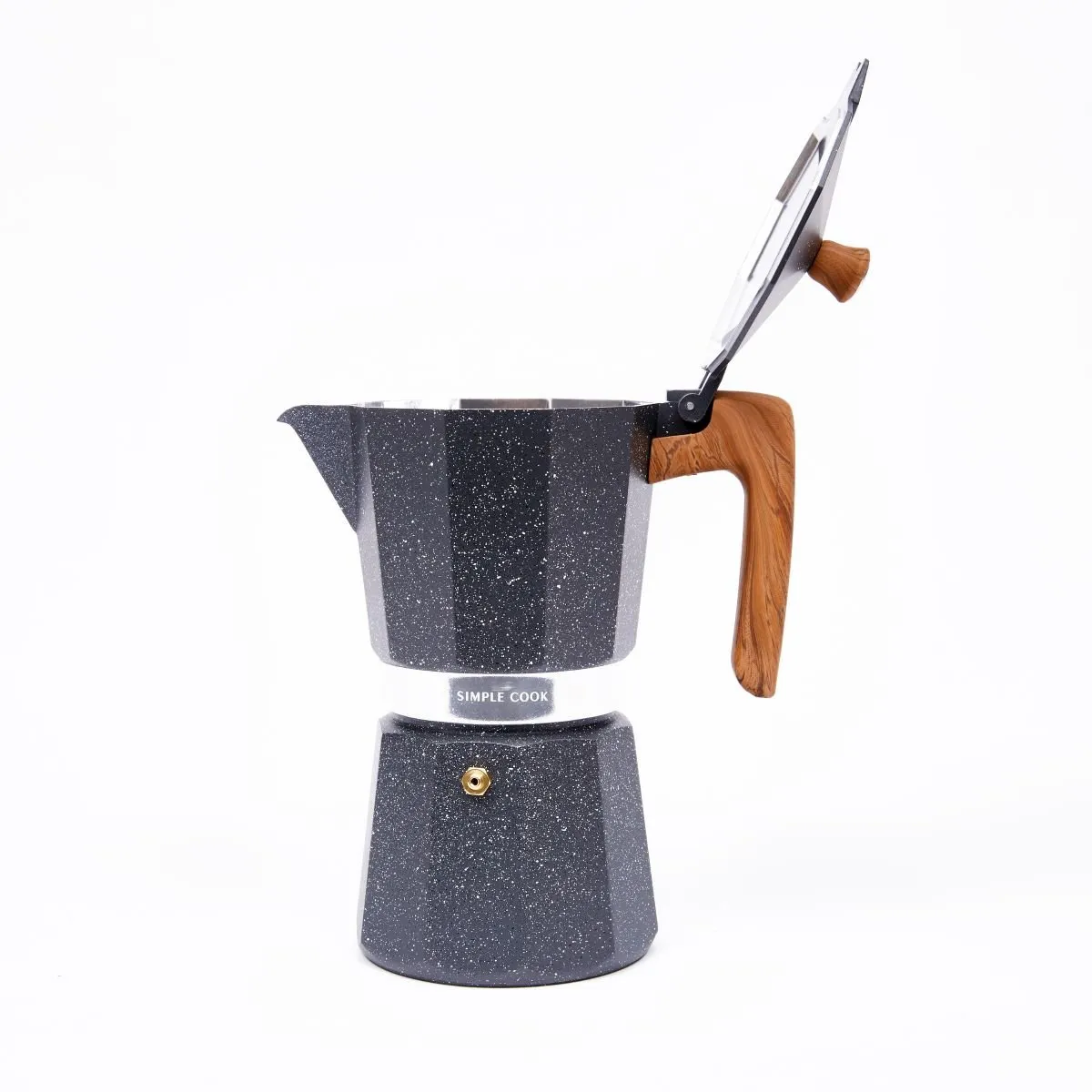 SIMPLE COOK - Cafetera Italiana Simple Cook Volterra 6 tazas