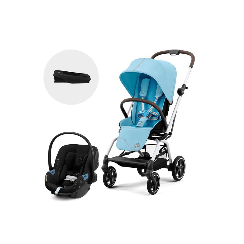 CYBEX - Coche Travel System Eezy S Twist Plus SLV BB + Aton G + Base CYBEX