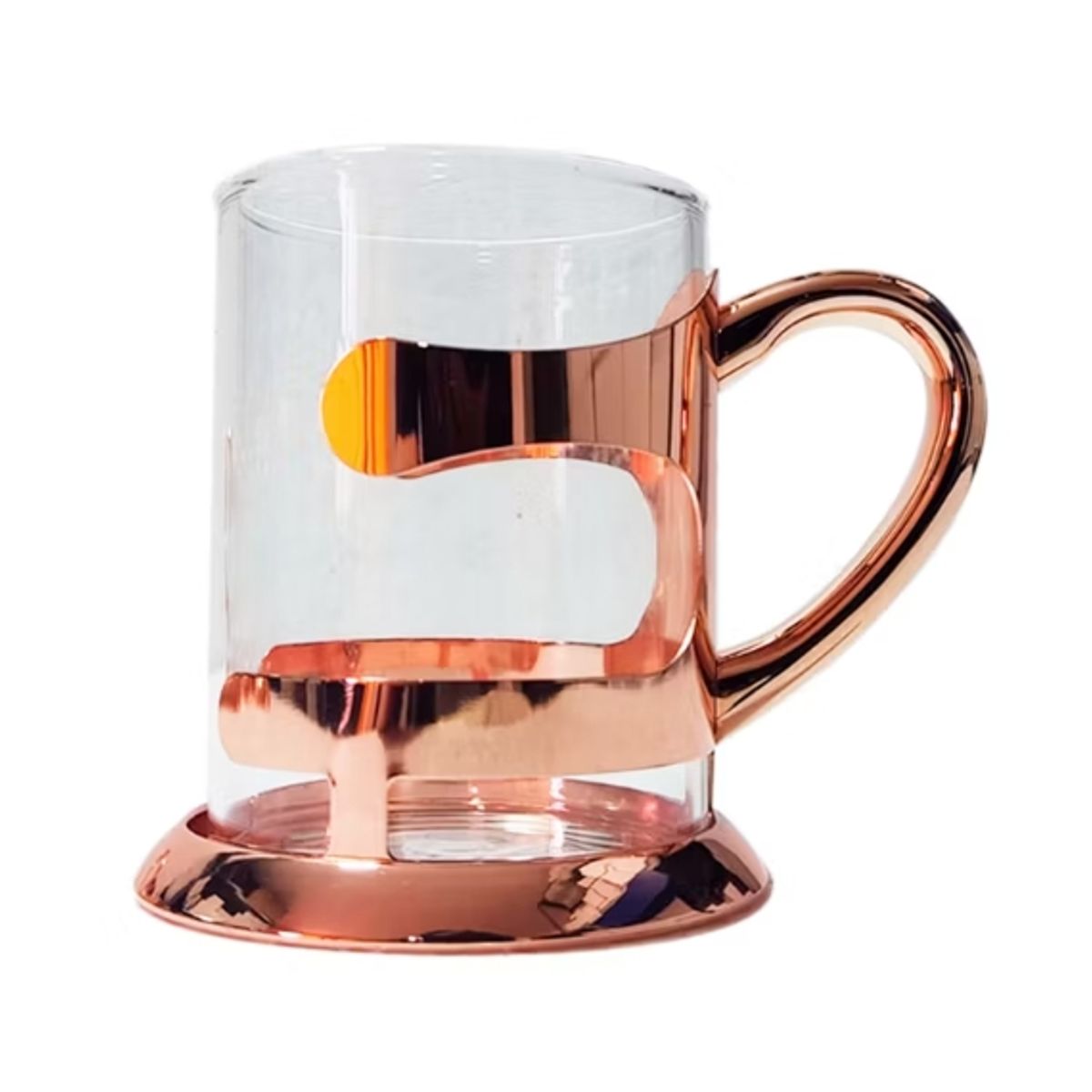 GENERICO - SET DE 2 TAZAS DE CAFE COBRE