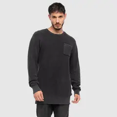 BUBBA - Sweater Cotton Iron Gate Black