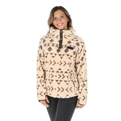 BUFFALO CHILE - Chaqueta Nomada Print Beige Mujer