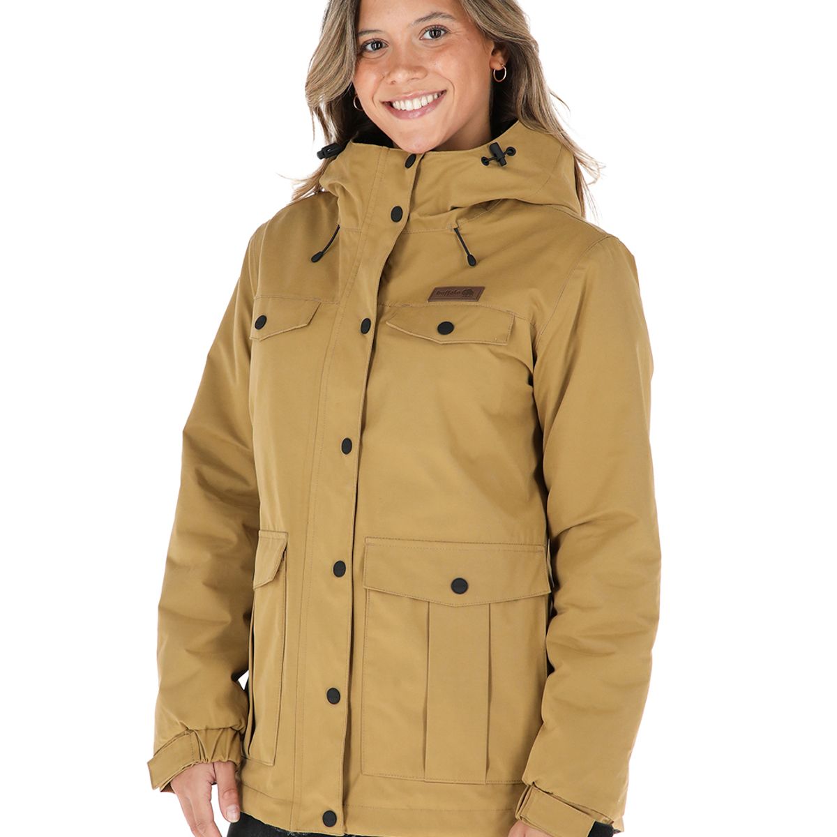 BUFFALO CHILE - Parka Impermeable Reversible Tepu Mujer Buffalo