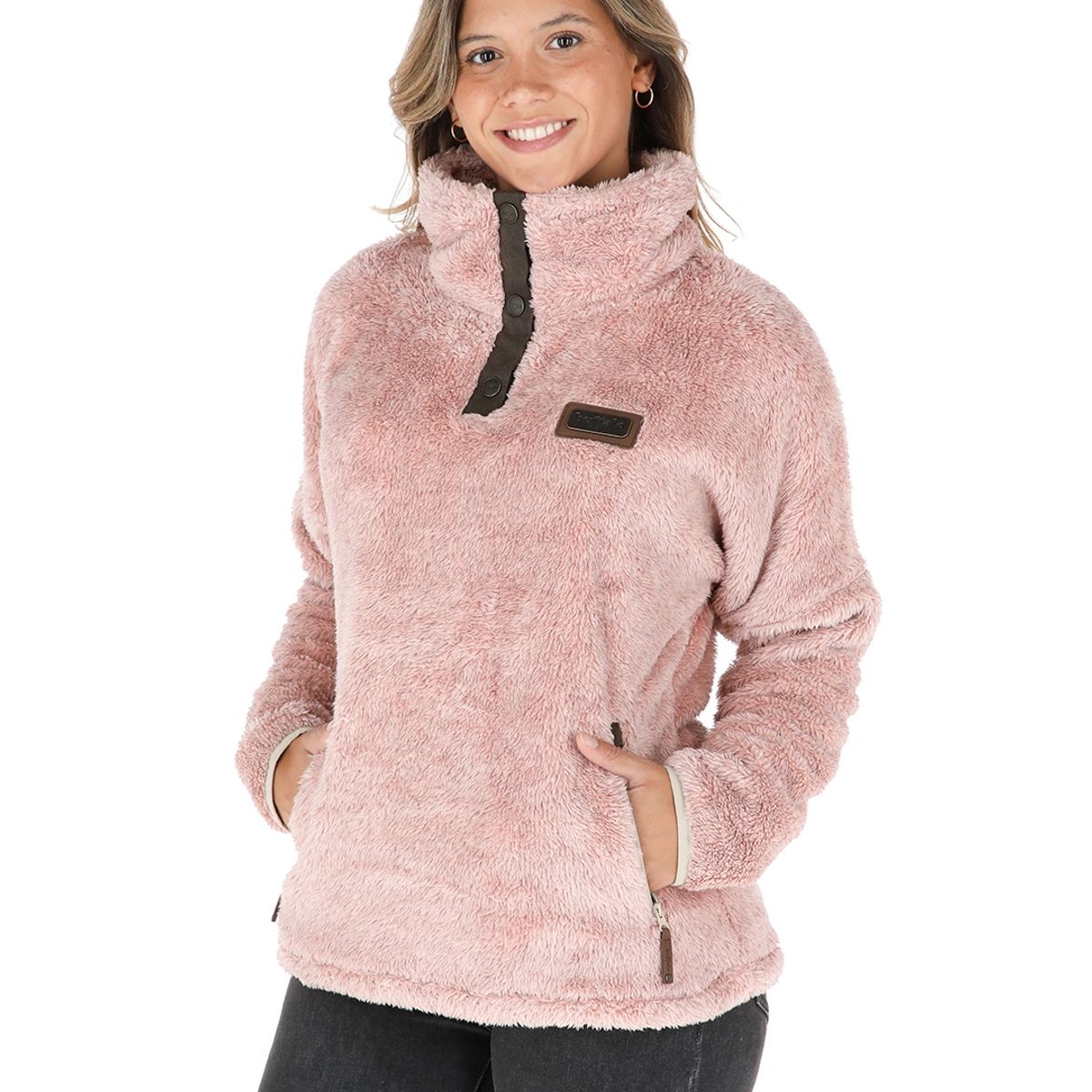 BUFFALO CHILE - Chaqueta Nomada Rosado Mujer