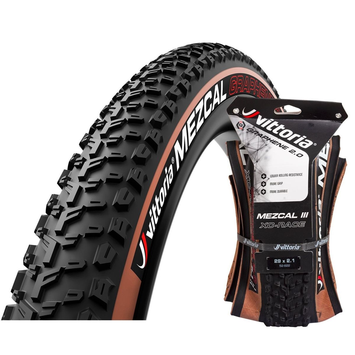 VITTORIA - Neumático bicicleta Vittoria Mezcal III XCTrail aro 29 X 21 VITTORIA
