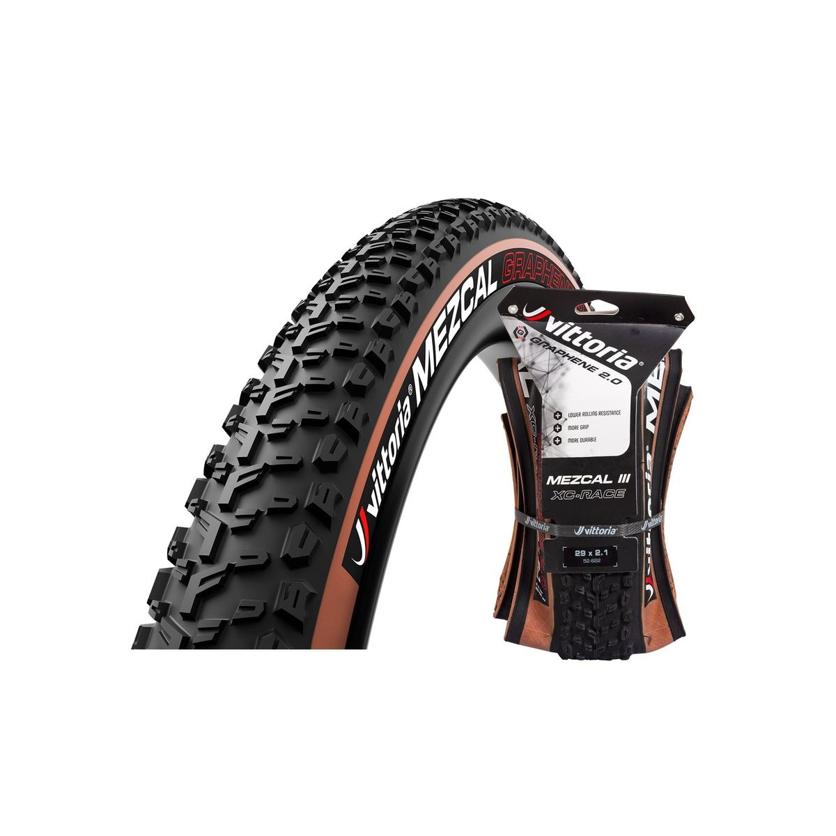 VITTORIA - Neumático bicicleta Vittoria Mezcal III XCTrail aro 29 X 21 VITTORIA