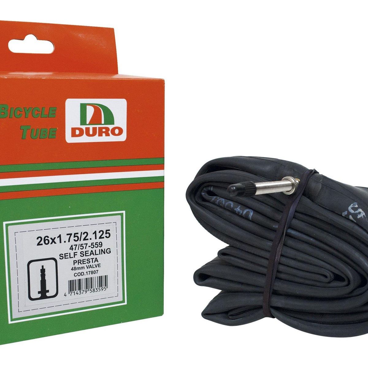 DURO - Cámara Bicicleta Duro Aro 26 X 2.125 Valvula Francesa 48mm