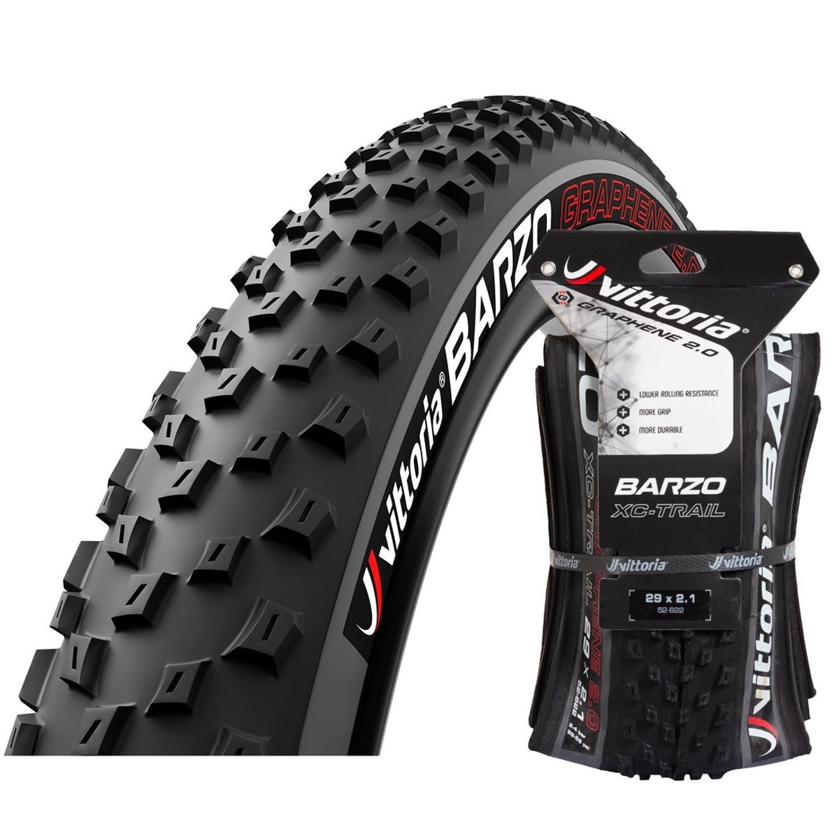 VITTORIA - Neumático bicicleta Vittoria Barzo XC Trail aro 29 X 21 VITTORIA