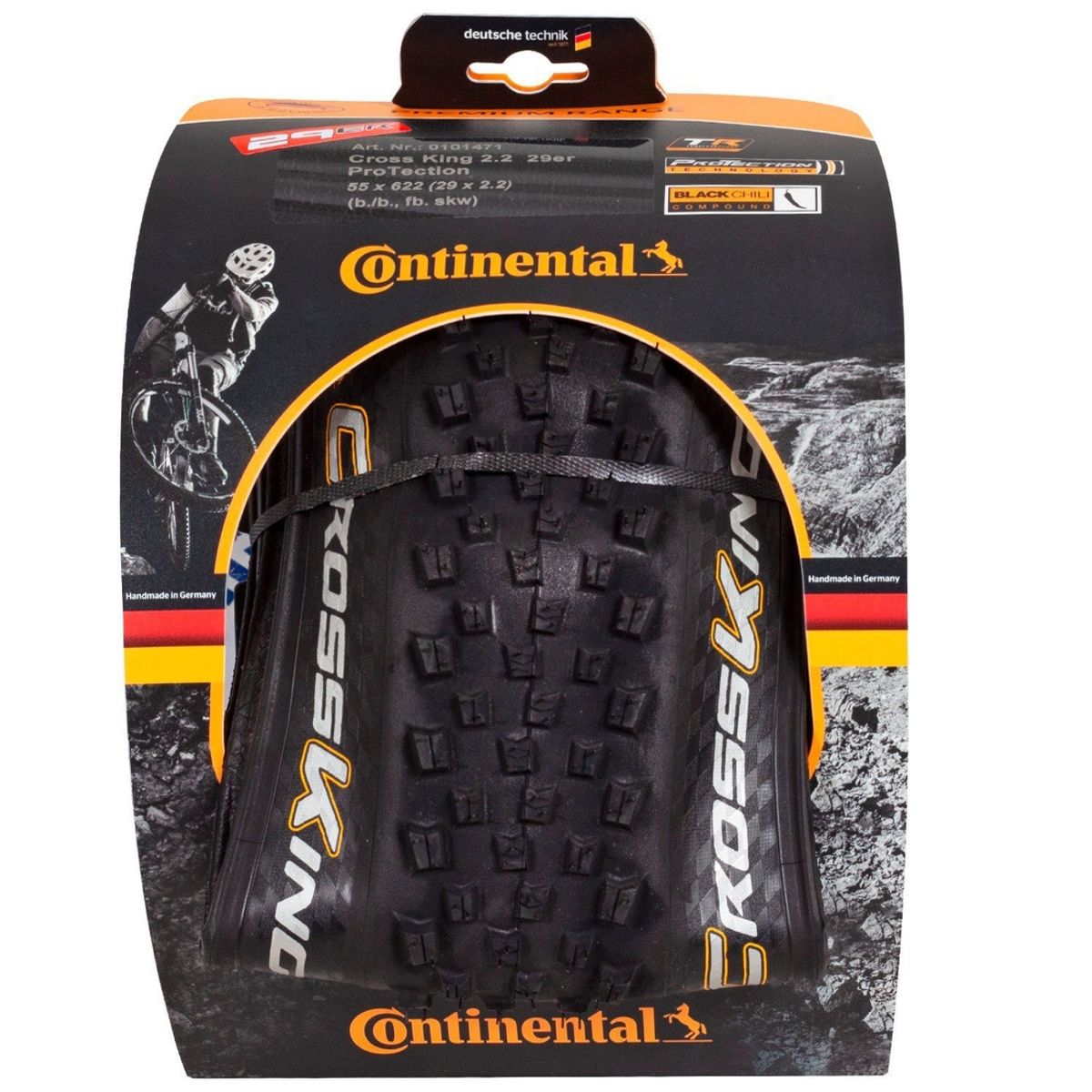 CONTINENTAL - Neumático bicicleta Continental Cross King aro 29 X 20 Kevlar CONTINENTAL