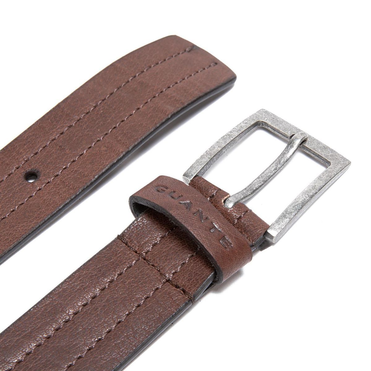 GUANTE - Cinturon - Cinturon Casual - Guante - Cafe