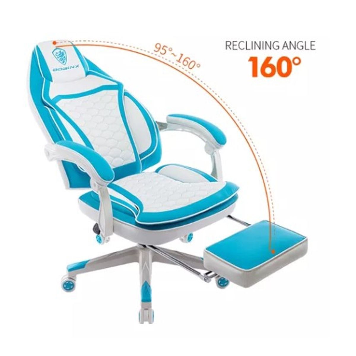 GENERICO - Silla Gamer Dowinx Color Rosablanco Modelo Ls-th