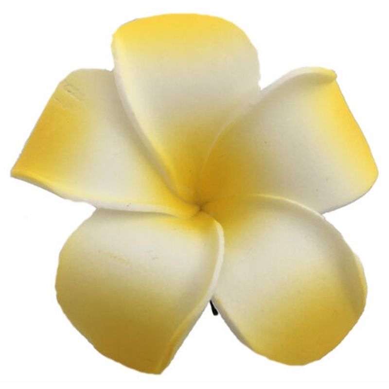 GENERICO - Flores Tipanie amarillo con pinza para el cabello