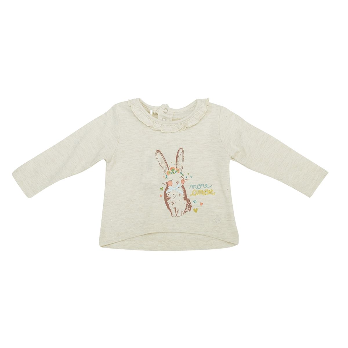 PILLIN - Polera De Bebé Niña Manga Larga Conejo Fun Collection Pillin