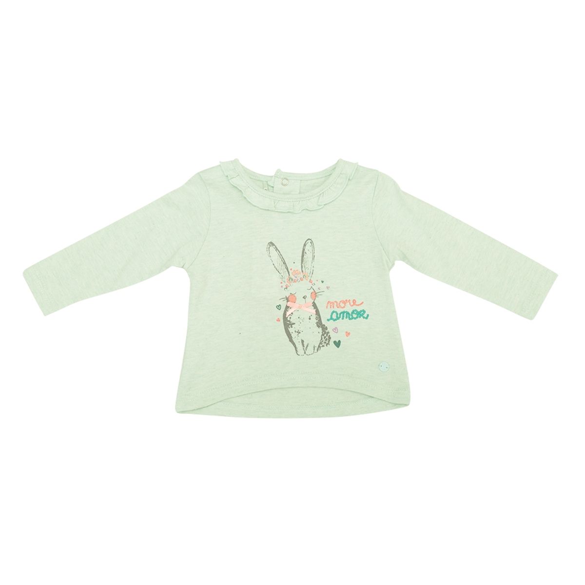 PILLIN - Polera De Bebé Niña Manga Larga Conejo Fun Collection Pillin