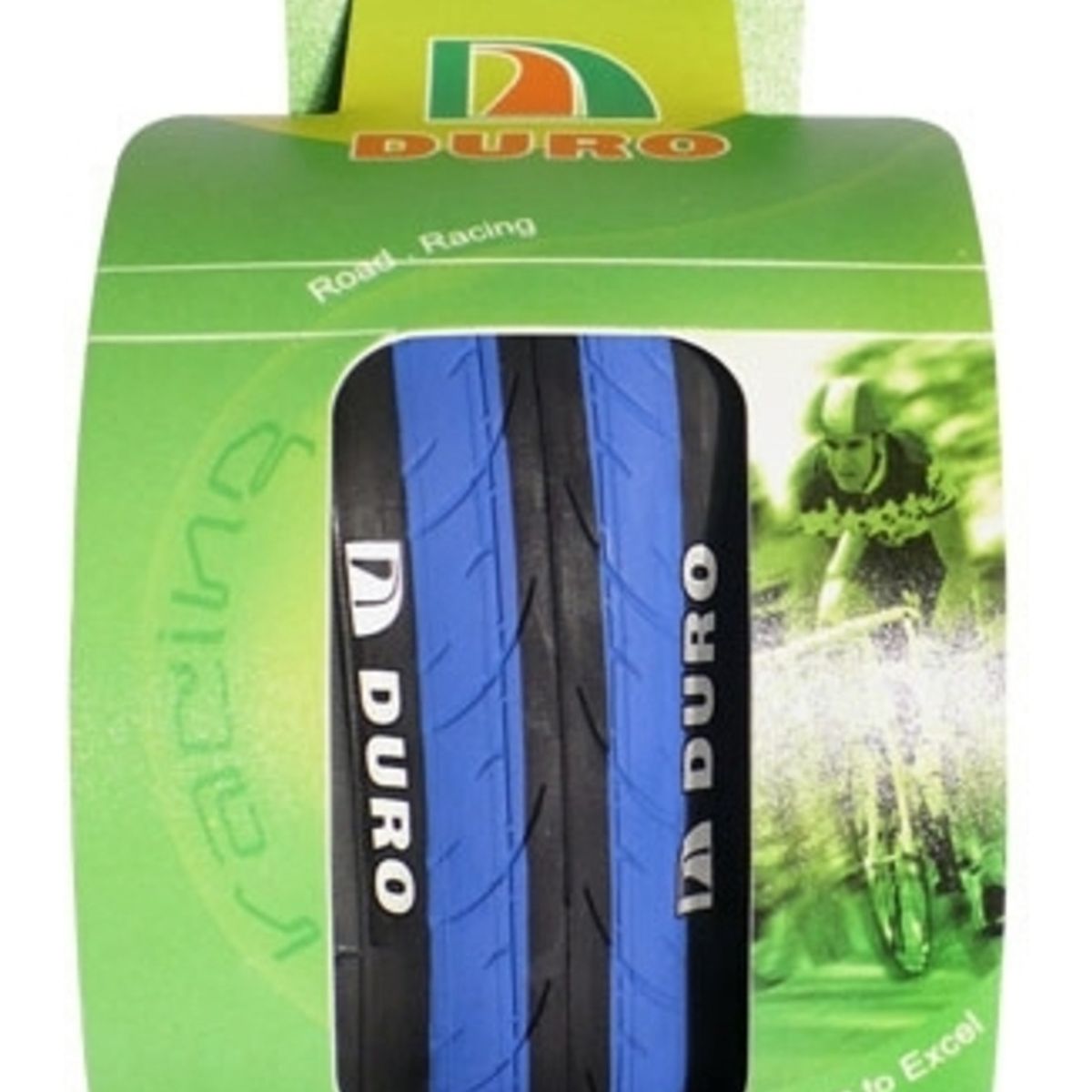 DURO - Neumático  Duro Stinger Negro/azul 700 X 23c Kevlar