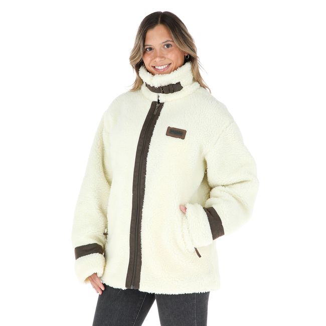 BUFFALO CHILE - Chaqueta Petra Crudo Mujer