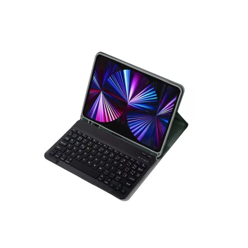 GENERICO - Funda Teclado Para iPad 9va Generación 10.2 Smart + Lapiz