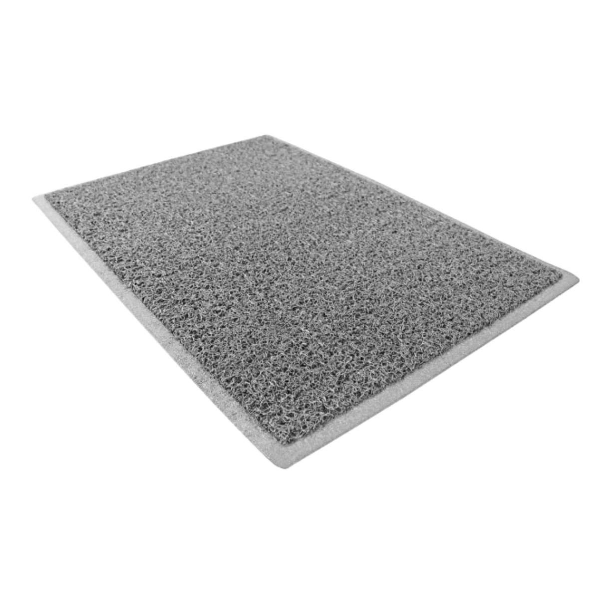 GENERICO - Piso Limpiapies Alfombra Nomad Pvc 80x120cm Borde Anticaídas Gris