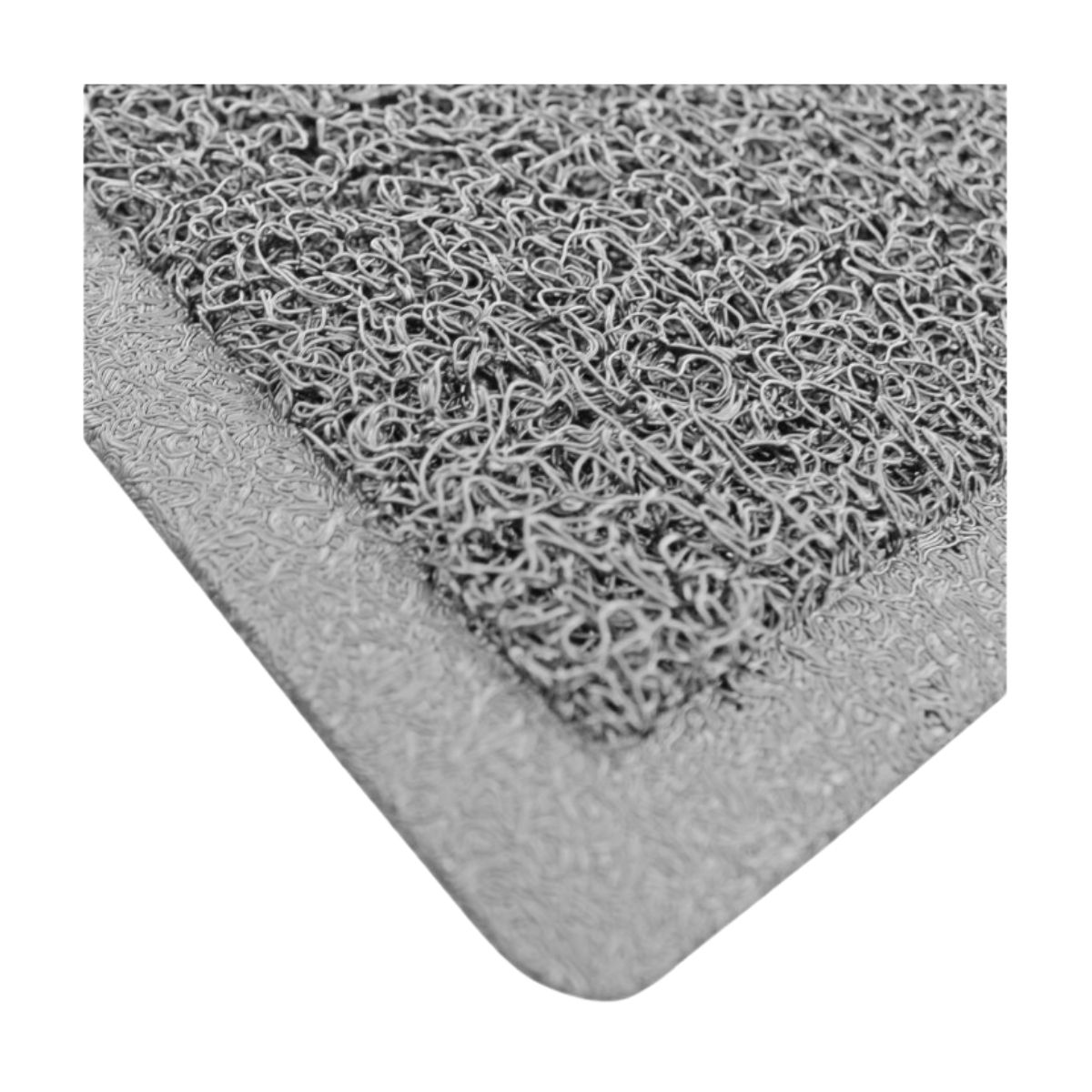 GENERICO - Piso Limpiapies Alfombra Nomad Pvc 80x120cm Borde Anticaídas Gris