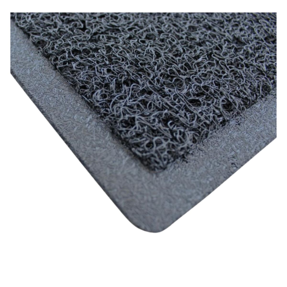 GENERICO - Piso Limpiapies Alfombra Nomad Pvc 80x120cm Borde Anticaídas Negro