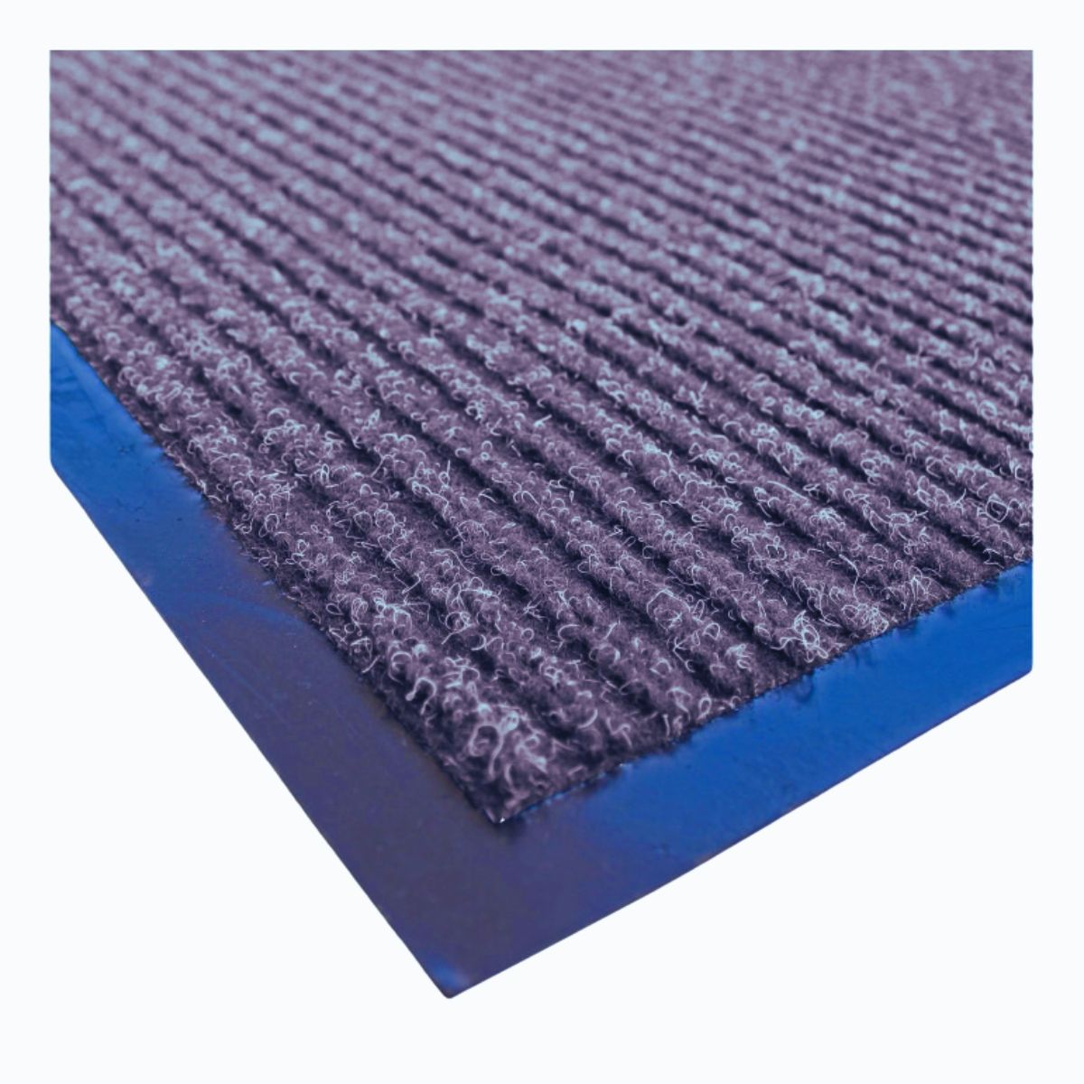 GENERICO - Piso Limpiapies Alfombra Ranurado 80x120cm Borde Anti-caídas Gris