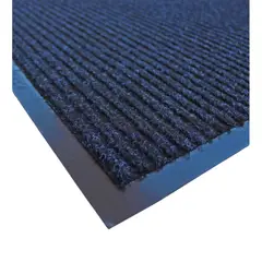 GENERICO - Piso Limpiapies Alfombra Ranurado 80x120cm Borde Anti-caídas Negro