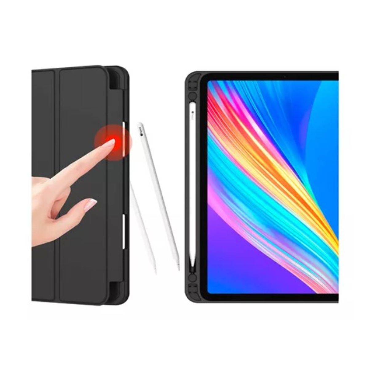 GENERICO - Carcasa Funda Smart Cover Para iPad 12.9 (pro) Color Negro