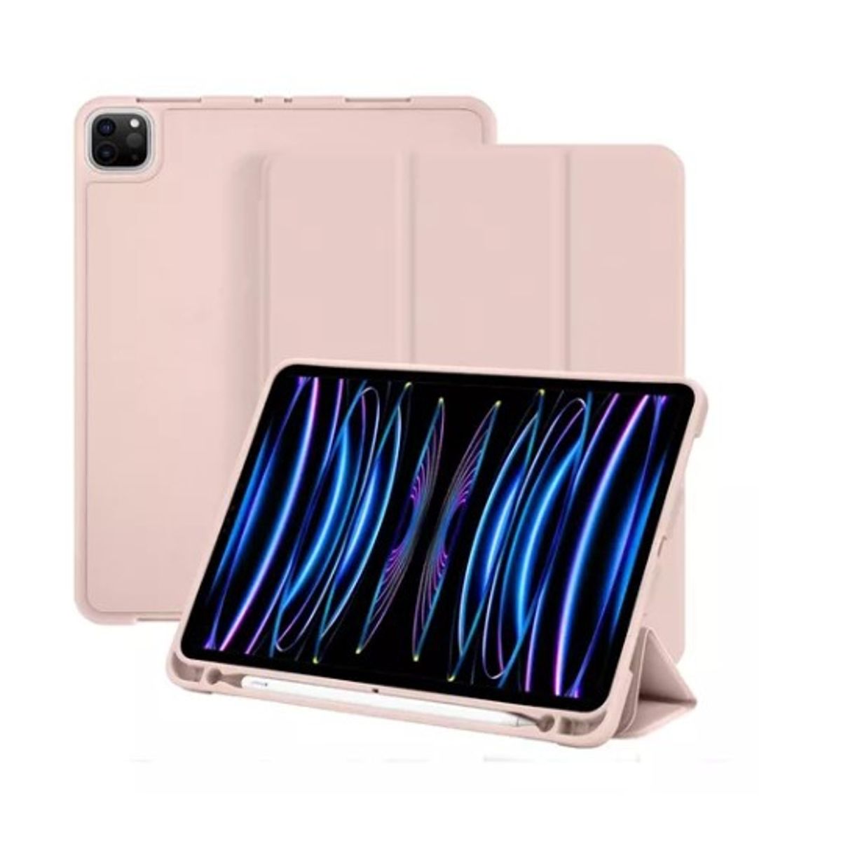 GENERICO - Carcasa Funda Smart Cover Para iPad 12.9 (pro) Color Rosa