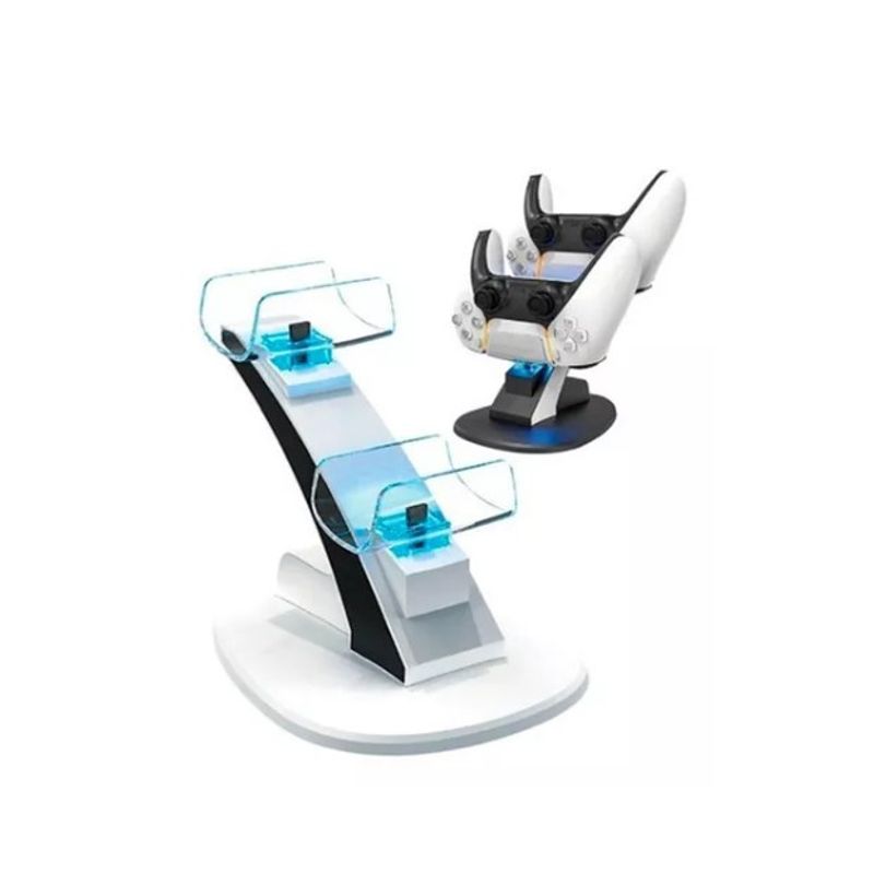 GENERICO - Dock Cargador Para Controles Ps5 Dual Doble Usb