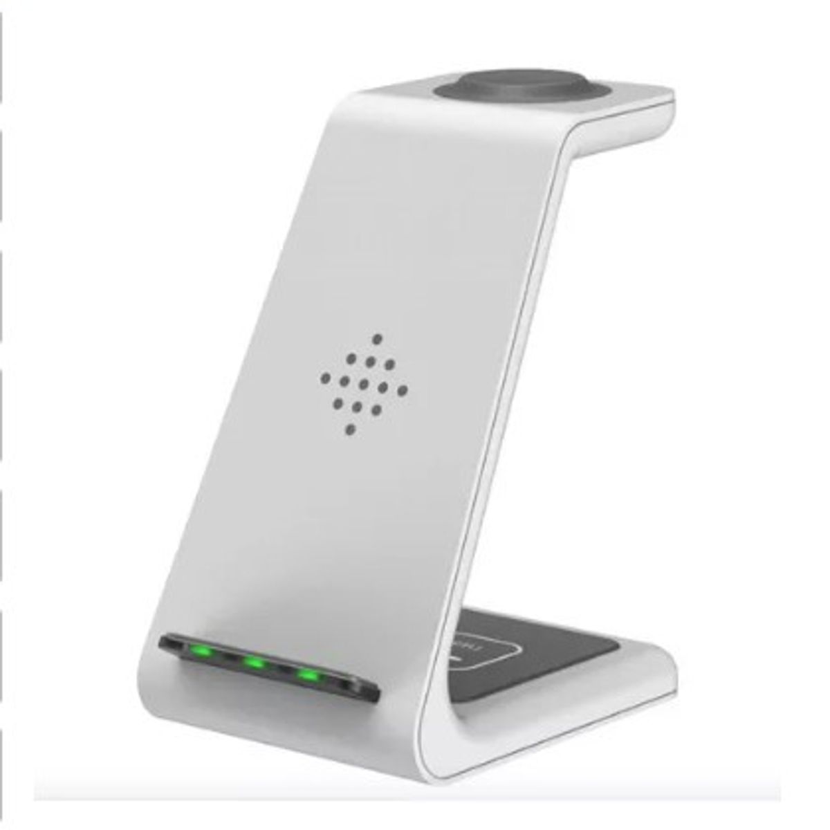 GENERICO - Estación Carga Inalámbrica 3 En 1 Para iPhone AirPods Watch  Blanca