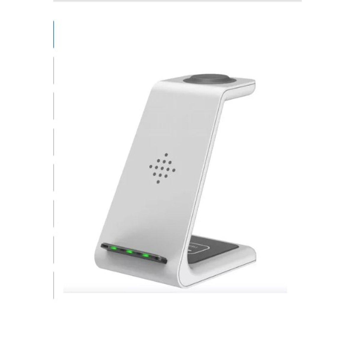 GENERICO - Estación Carga Inalámbrica 3 En 1 Para iPhone AirPods Watch  Blanca