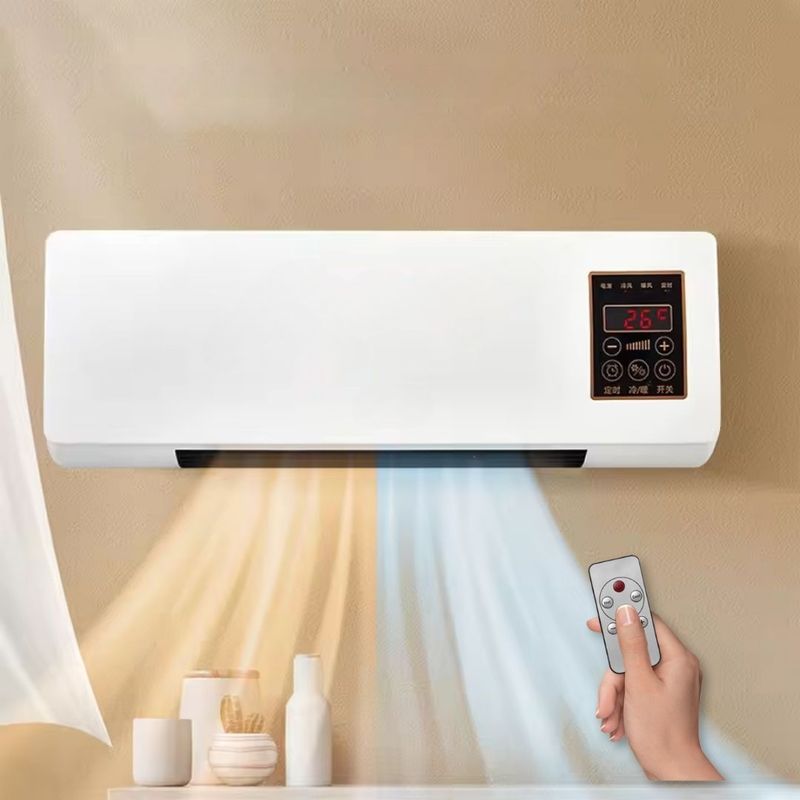 LINE - Calefactor y Ventilador 2 en 1 Portátil Modular Pared Mesa