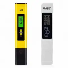 GENERICO - Medidor De Ph Digital + Medidor De Ec Tds Y 2 Buffer