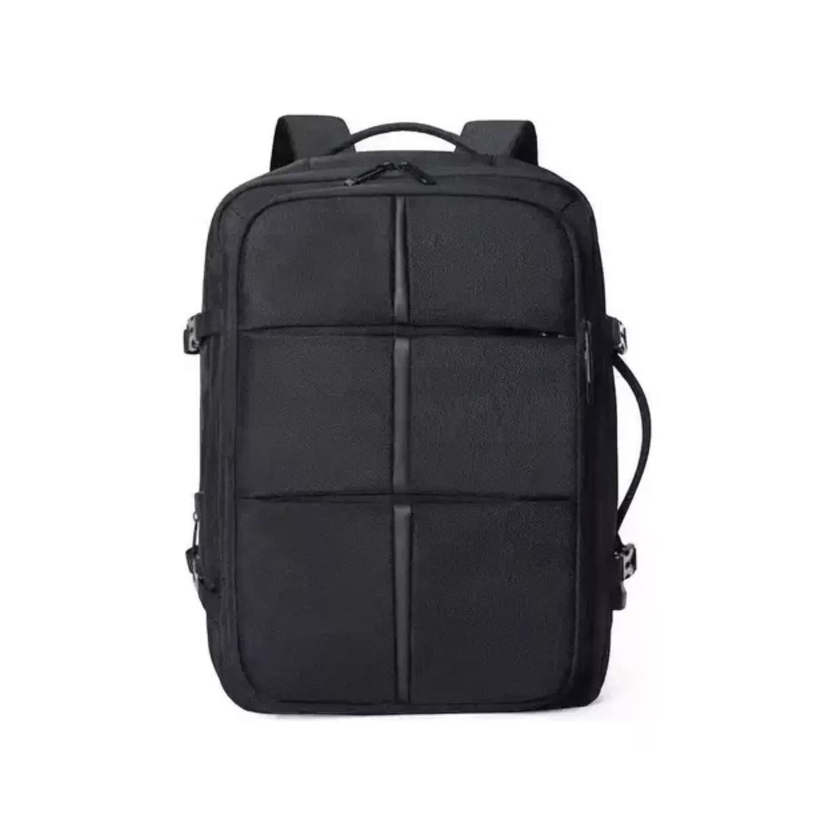 GENERICO - Mochila Ampliable De Gran Capacidad Viaje Notebook Color Negro