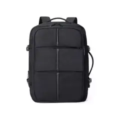 GENERICO - Mochila Ampliable De Gran Capacidad Viaje Notebook Color Negro