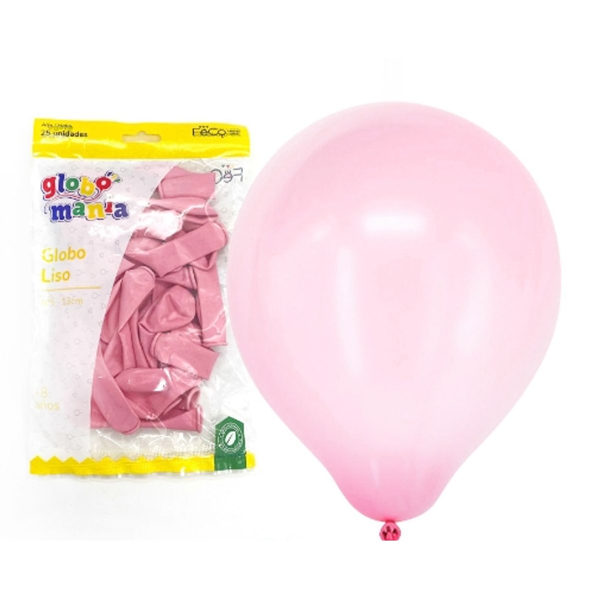 GENERICO - Globo 5 Pastel Fucsia X25