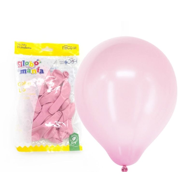GENERICO - Globo 5 Pastel Rosado X25