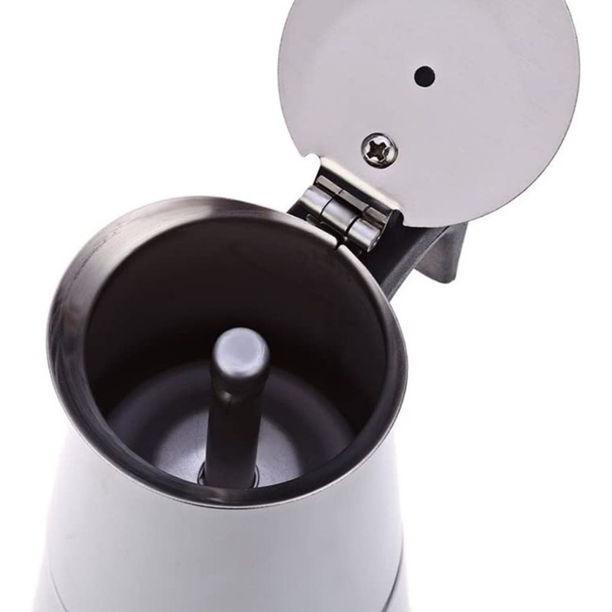 GENERICO - Cafetera Italiana Espresso Maker 9 Tazas Italiana Plateada