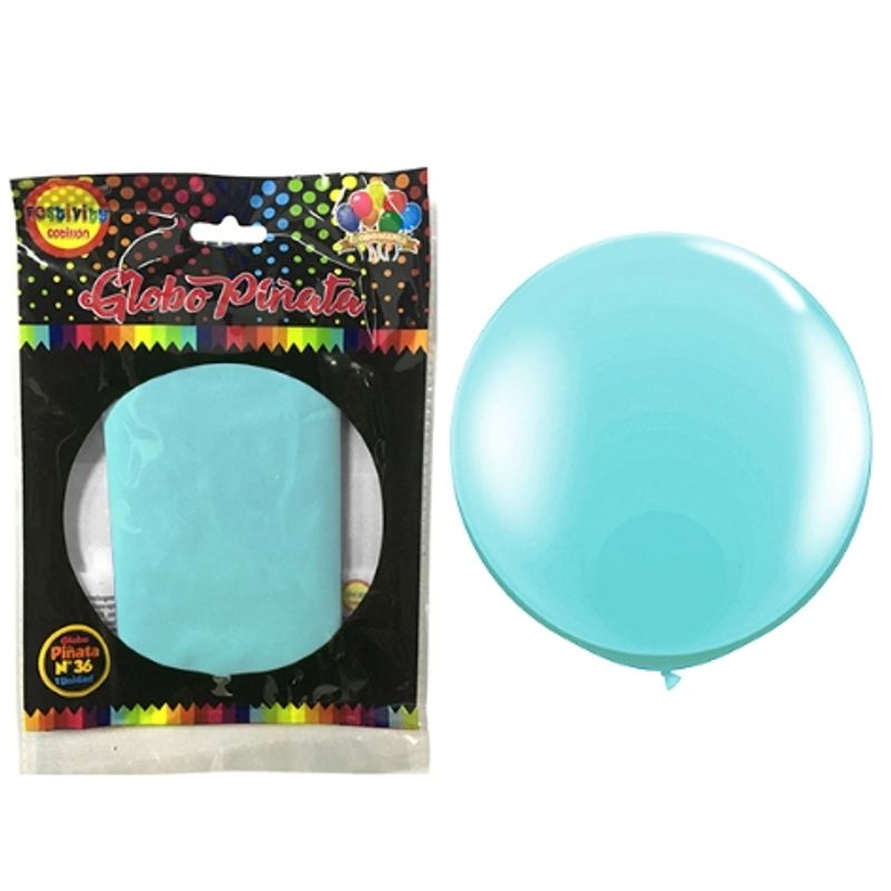 GENERICO - Globo Piñata R36 Aqua X1