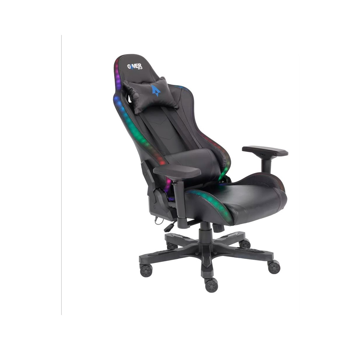 GENERICO - Silla De Escritorio Gamer Con Luces Led Profesional